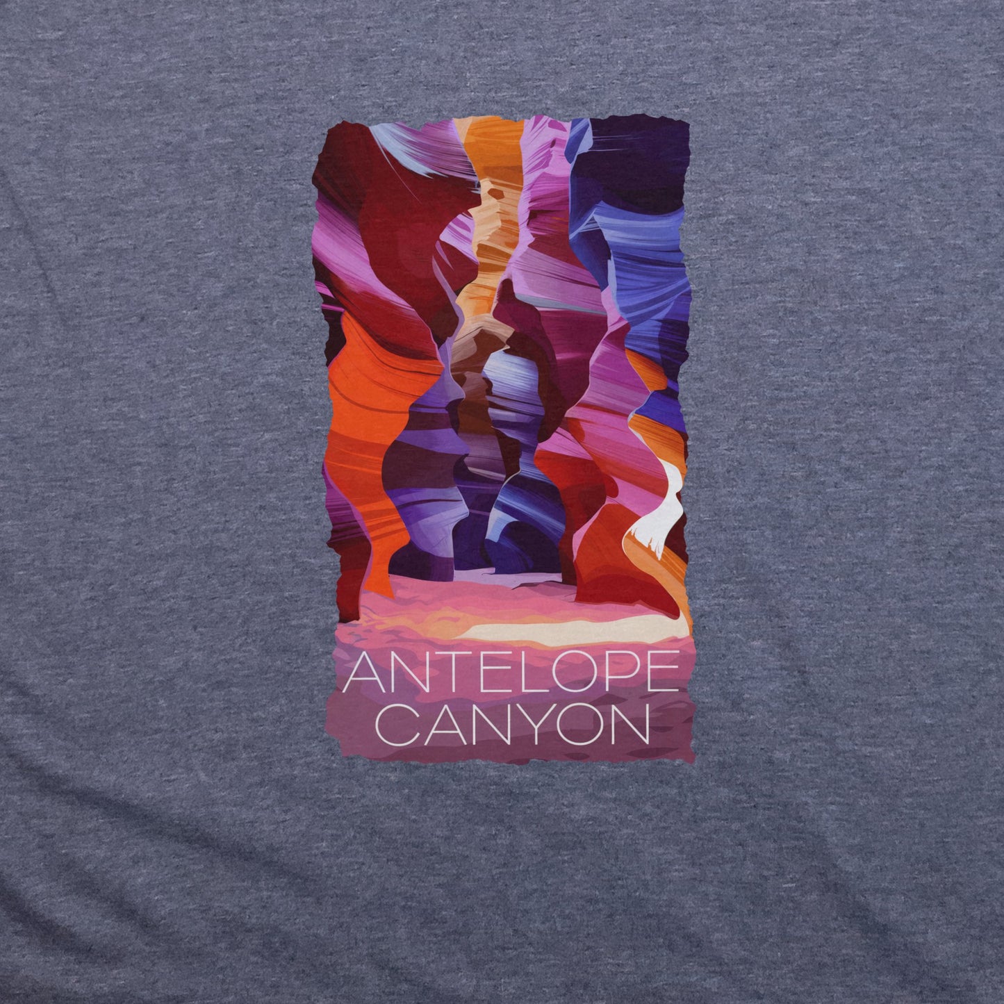Vibrant Antelope Canyon T-Shirt Adventure and Outdoors Themed T-Shirt