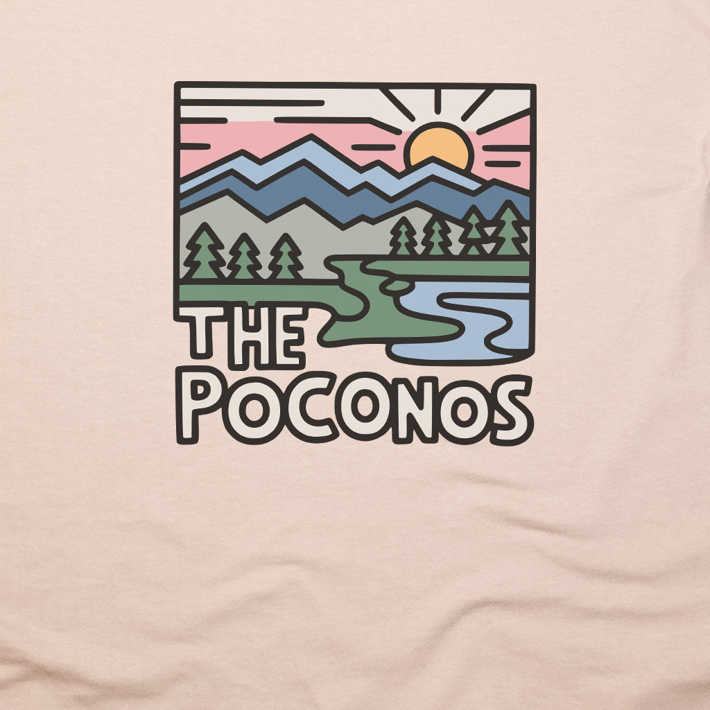 Poconos Mountains T-Shirt Adventure and Outdoors Themed T-Shirt