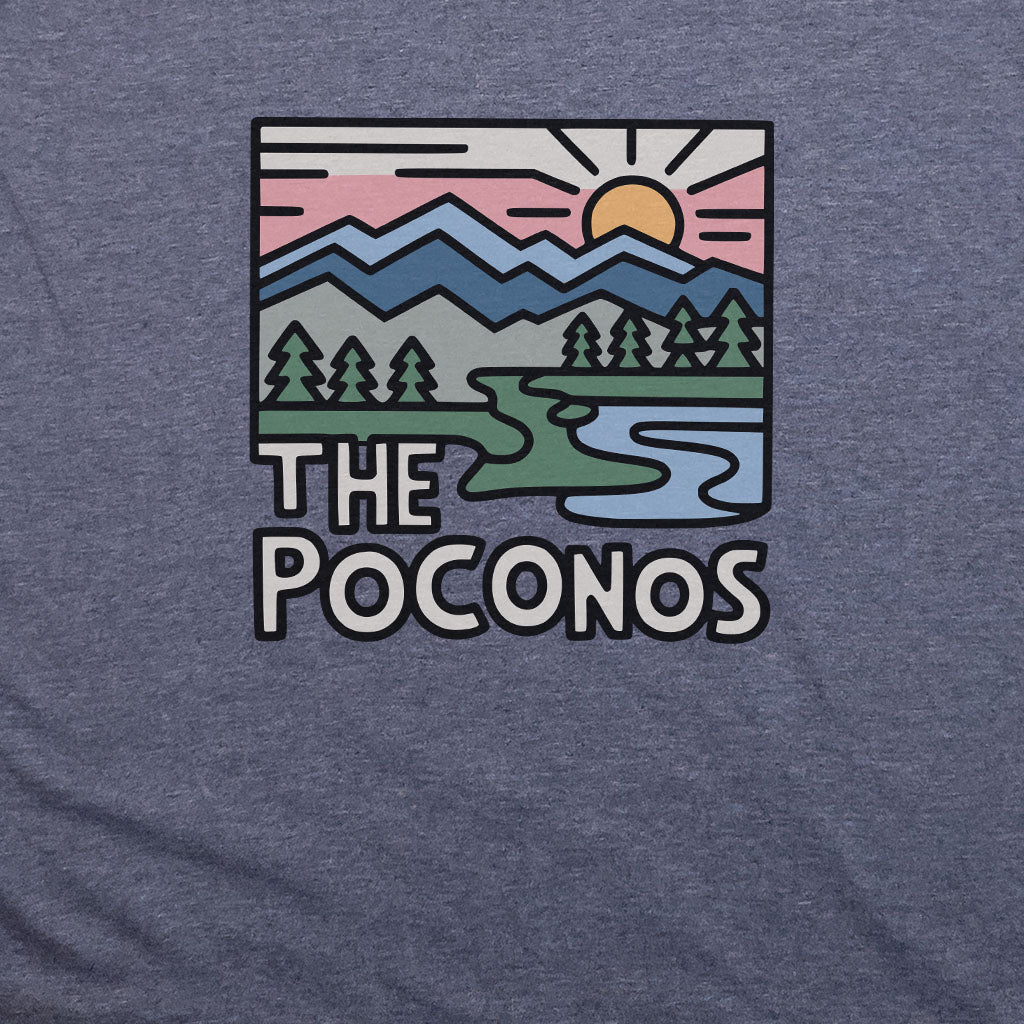 Poconos Mountains T-Shirt Adventure and Outdoors Themed T-Shirt