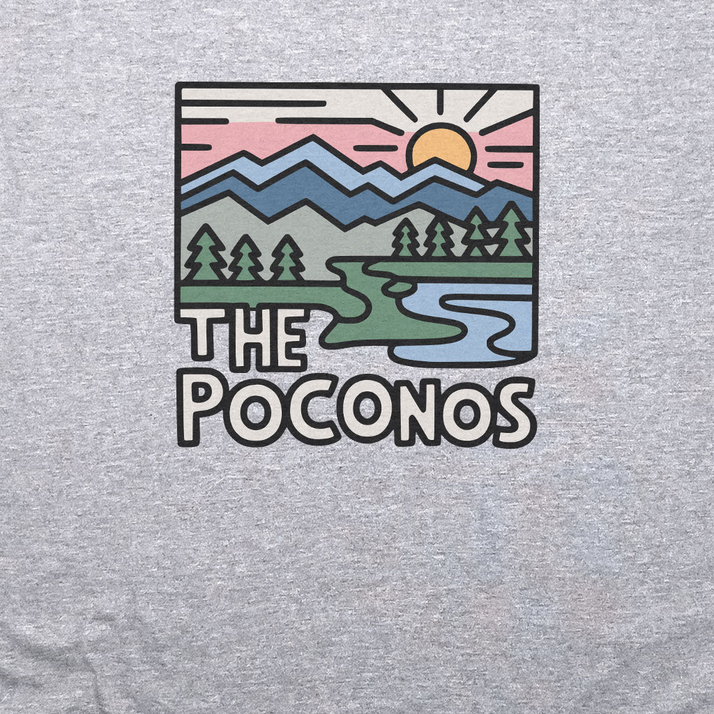 Poconos Mountains T-Shirt Adventure and Outdoors Themed T-Shirt