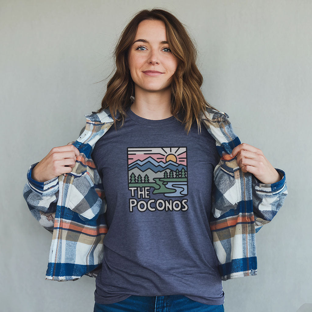 Poconos Mountains T-Shirt Adventure and Outdoors Themed T-Shirt
