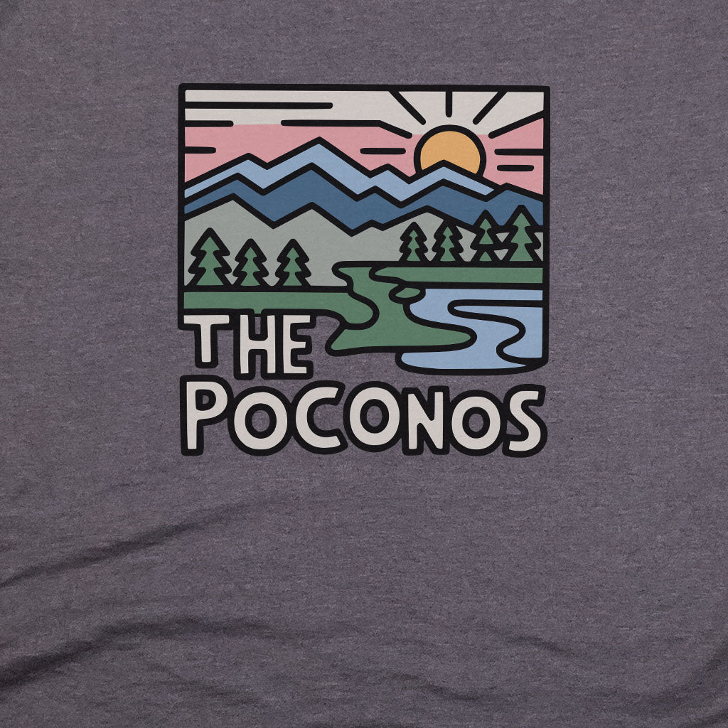 Poconos Mountains T-Shirt Adventure and Outdoors Themed T-Shirt
