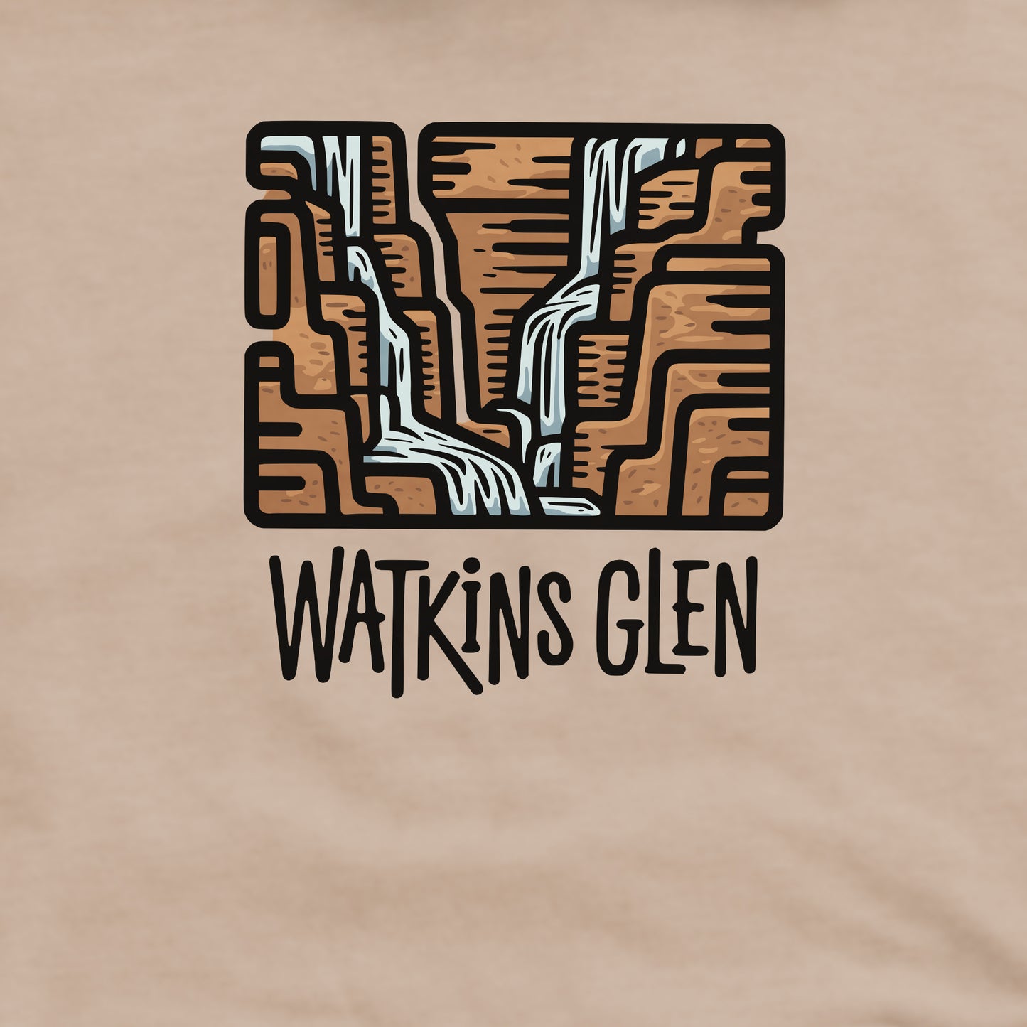 Watkins Glen State Park Crewneck Sweatshirt Adventure and Outdoors Themed Sweatshirt