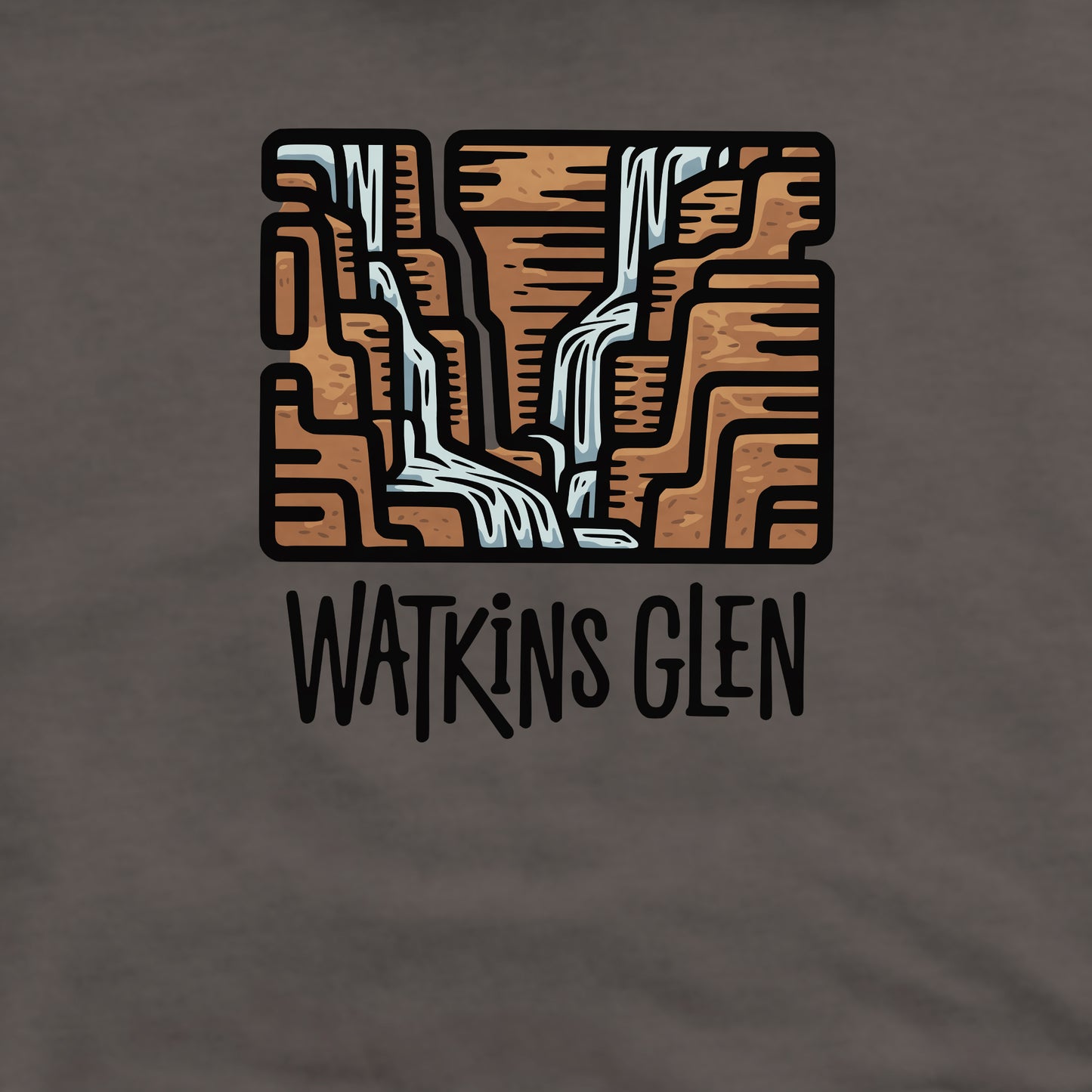 Watkins Glen State Park Crewneck Sweatshirt Adventure and Outdoors Themed Sweatshirt