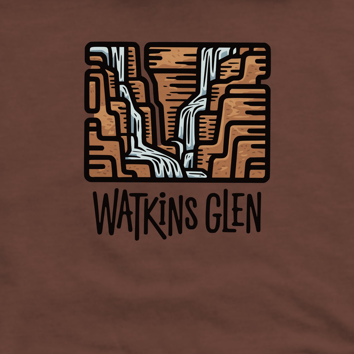 Watkins Glen State Park Crewneck Sweatshirt Adventure and Outdoors Themed Sweatshirt