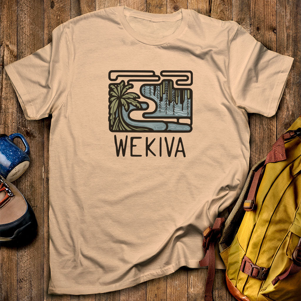 Wekiva River T-Shirt Sand Adventure and Outdoors Themed T-Shirt