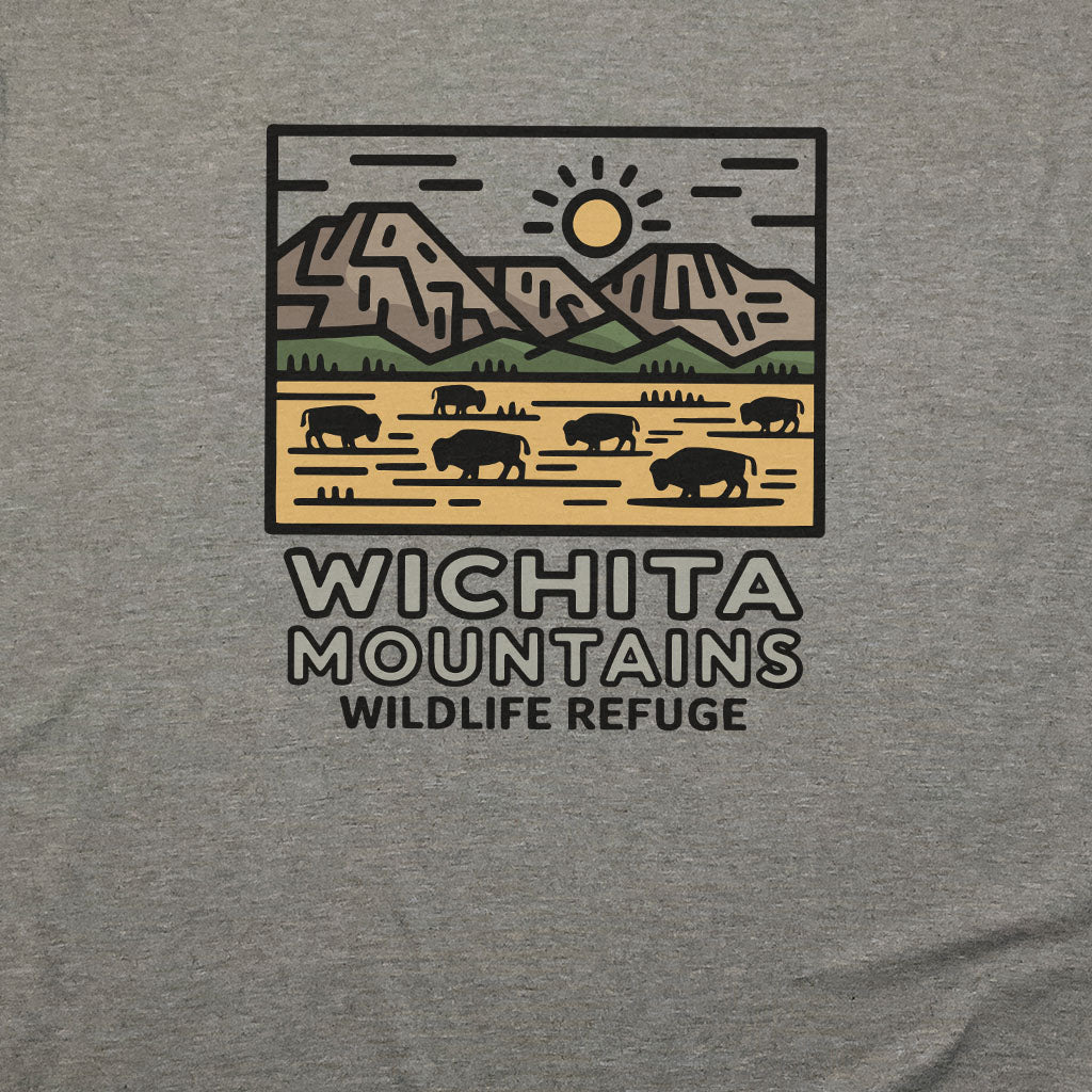 Wichita Mountains Wildlife Refuge T-Shirt Adventure and Outdoors Themed T-Shirt
