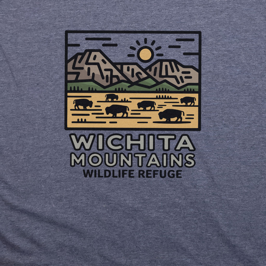Wichita Mountains Wildlife Refuge T-Shirt Adventure and Outdoors Themed T-Shirt