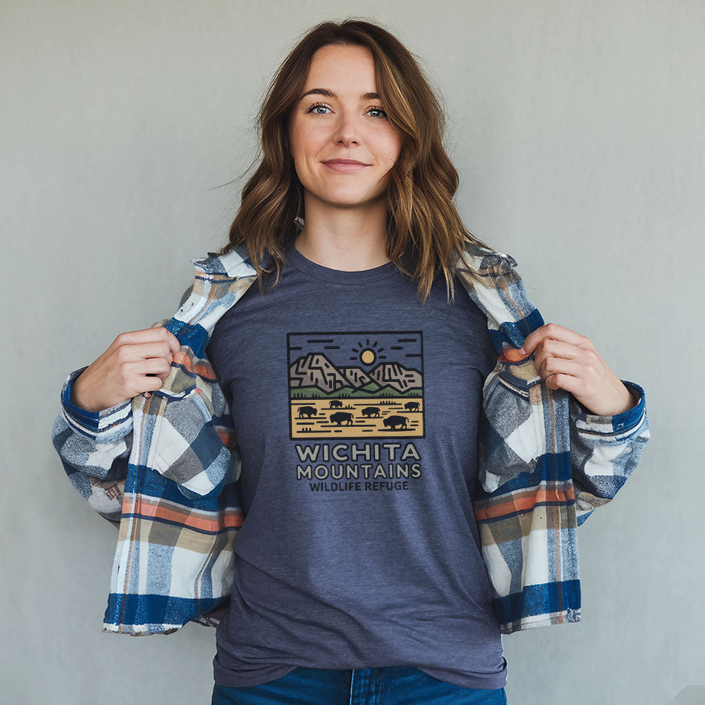 Wichita Mountains Wildlife Refuge T-Shirt Adventure and Outdoors Themed T-Shirt