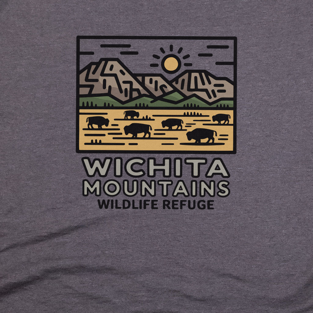 Wichita Mountains Wildlife Refuge T-Shirt Adventure and Outdoors Themed T-Shirt