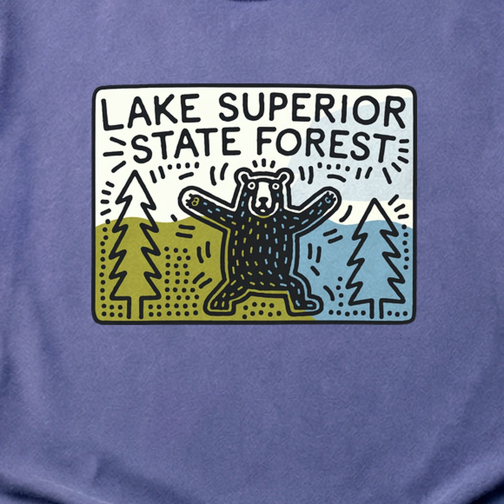 Lake Superior State Forest Cotton T-Shirt