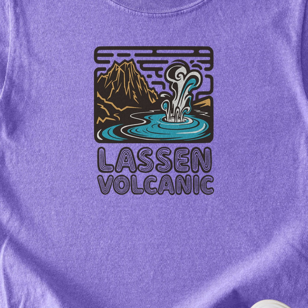 Lassen Volcanic National Park Kids Cotton T-Shirt