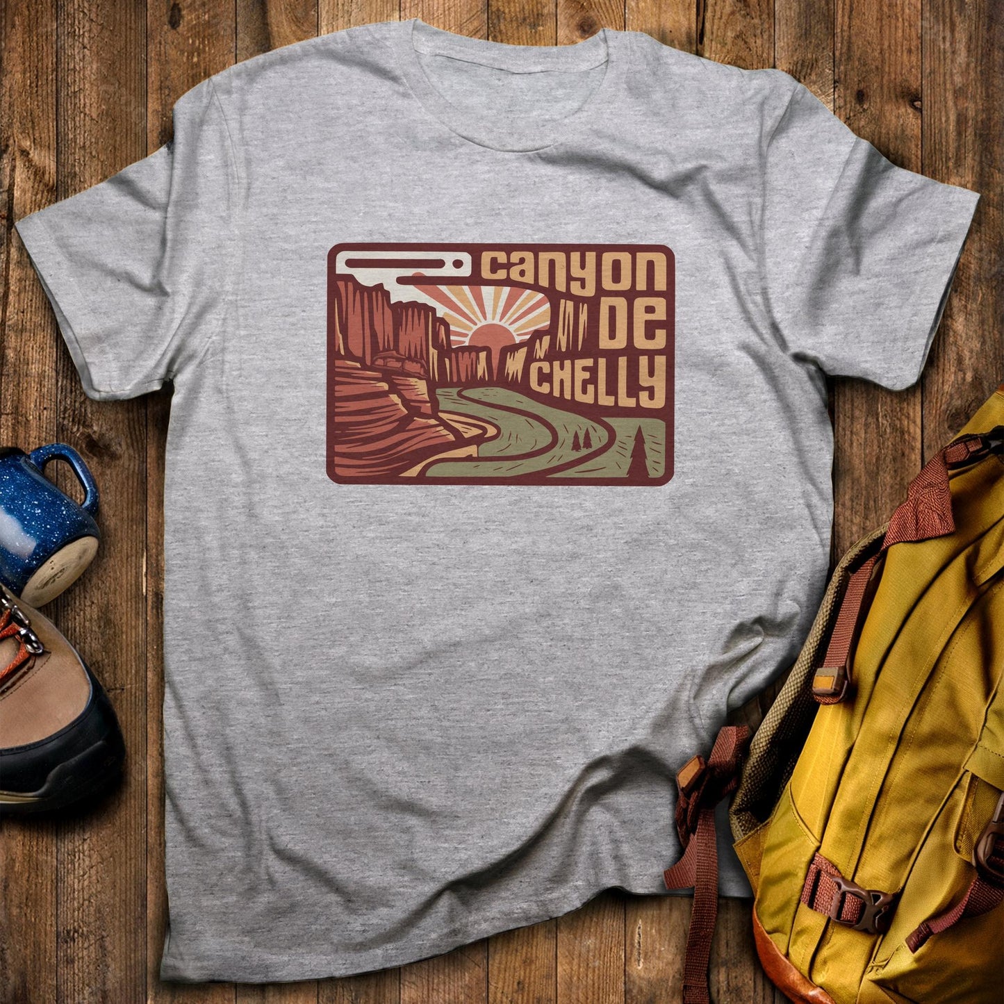 Canyon de Chelly National Monument T-Shirt Sport Grey Adventure and Outdoors Themed T-Shirt