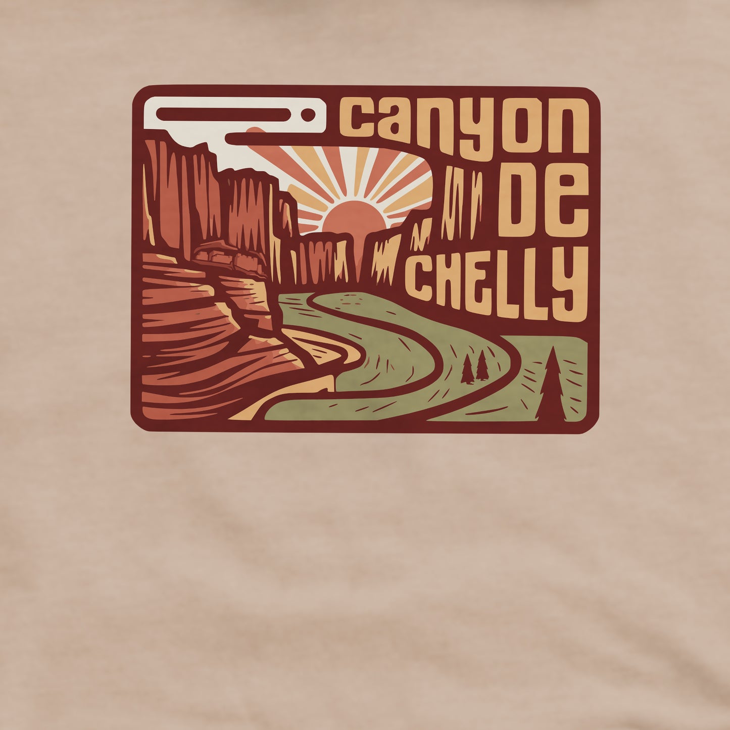 Canyon de Chelly National Monument Crewneck Sweatshirt Adventure and Outdoors Themed Sweatshirt