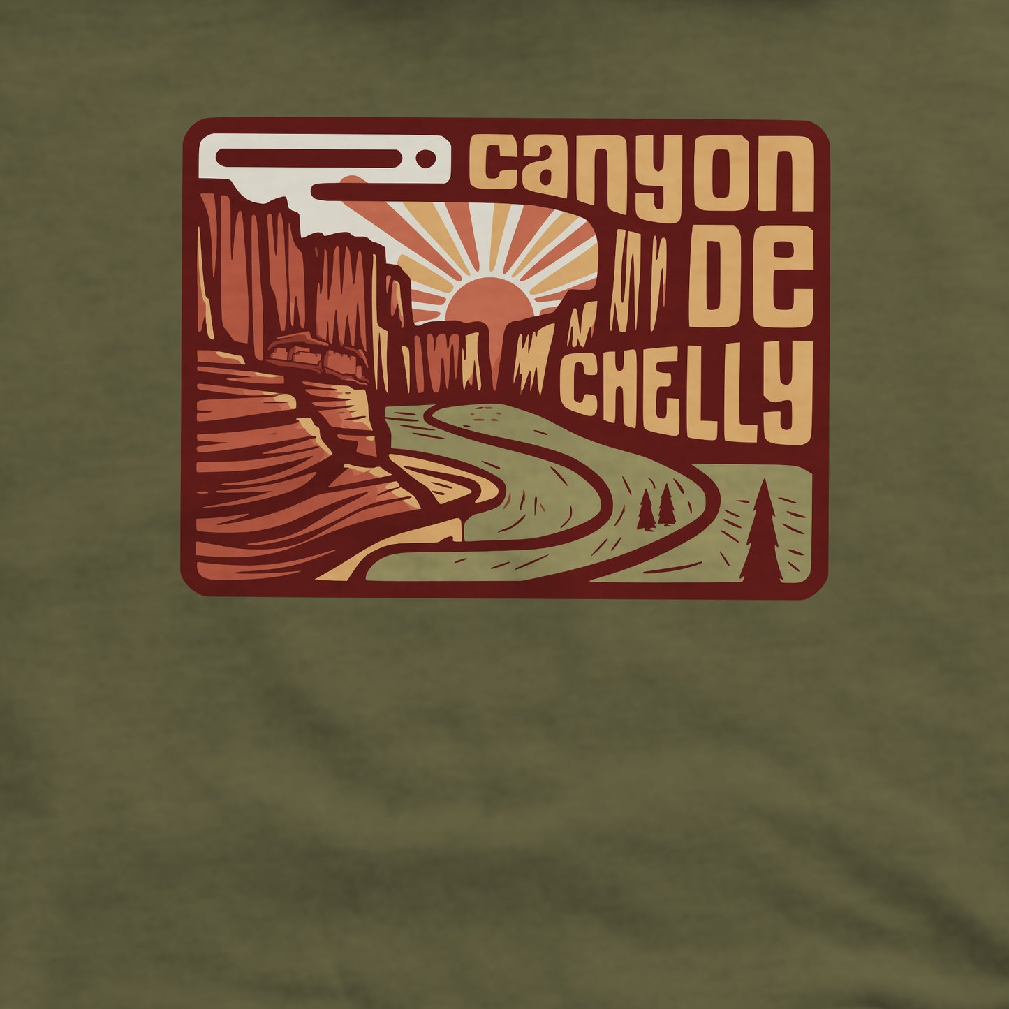 Canyon de Chelly National Monument Crewneck Sweatshirt Adventure and Outdoors Themed Sweatshirt
