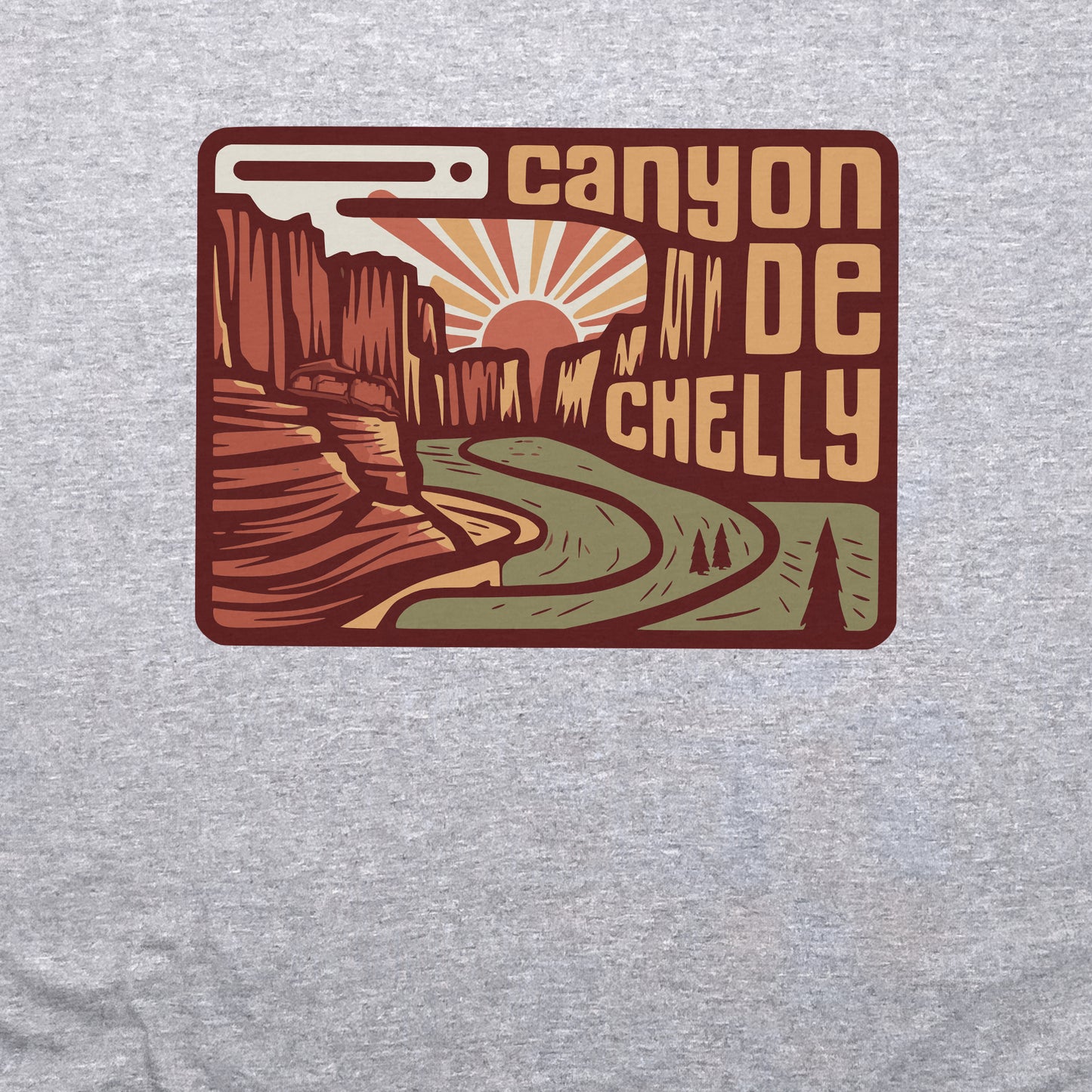Canyon de Chelly National Monument Crewneck Sweatshirt Adventure and Outdoors Themed Sweatshirt