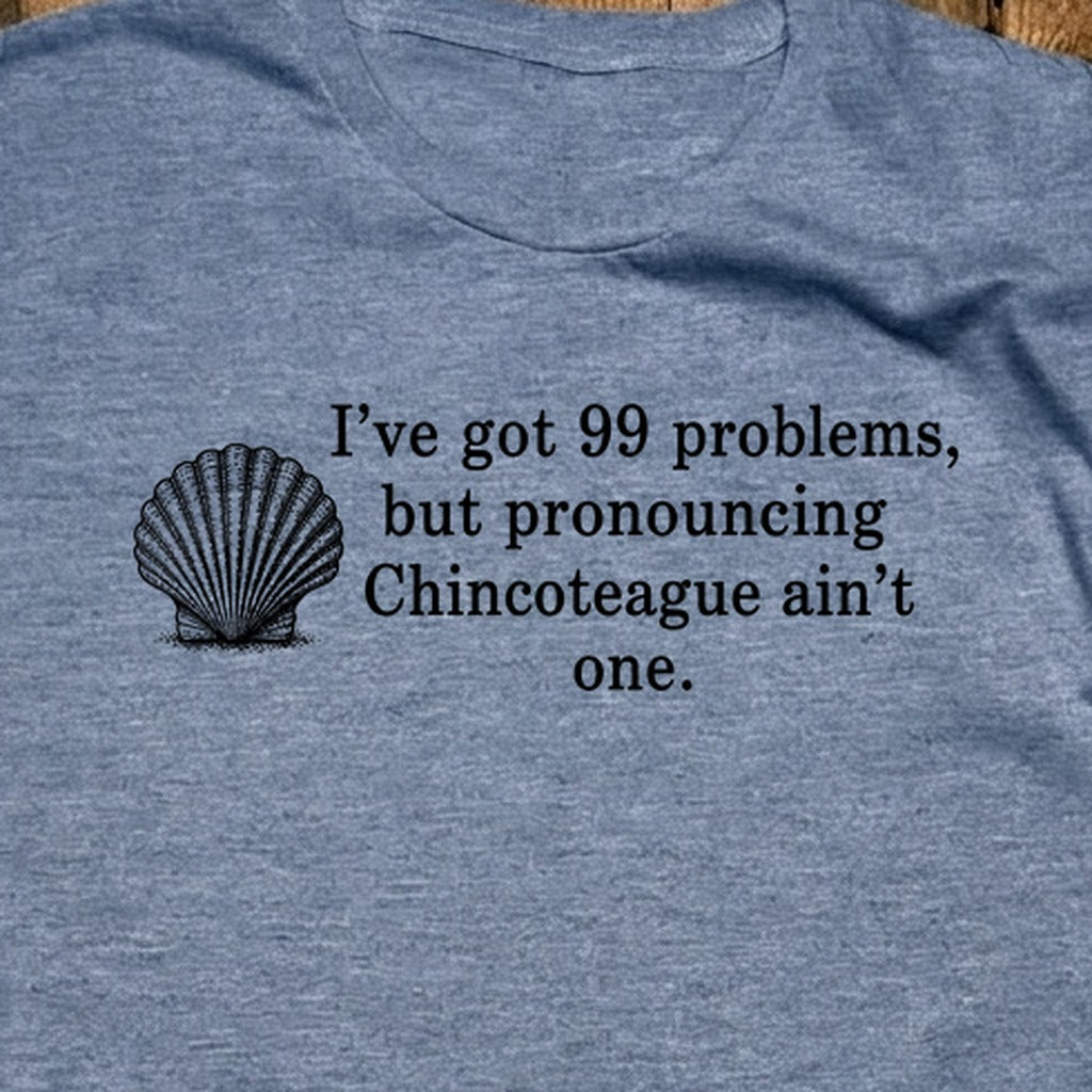 99 Problems Chincoteague Ain't One T-Shirt