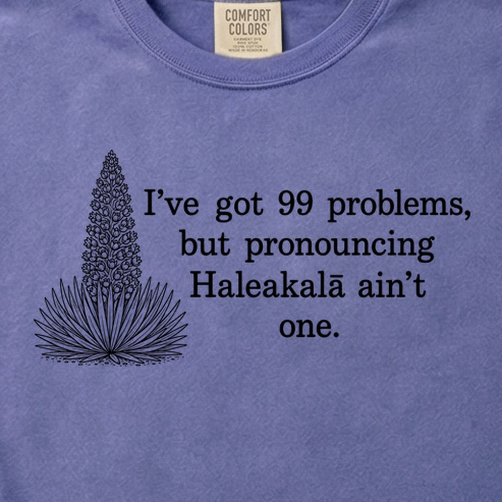 99 Problems Haleakala Ain't One Cotton T-Shirt