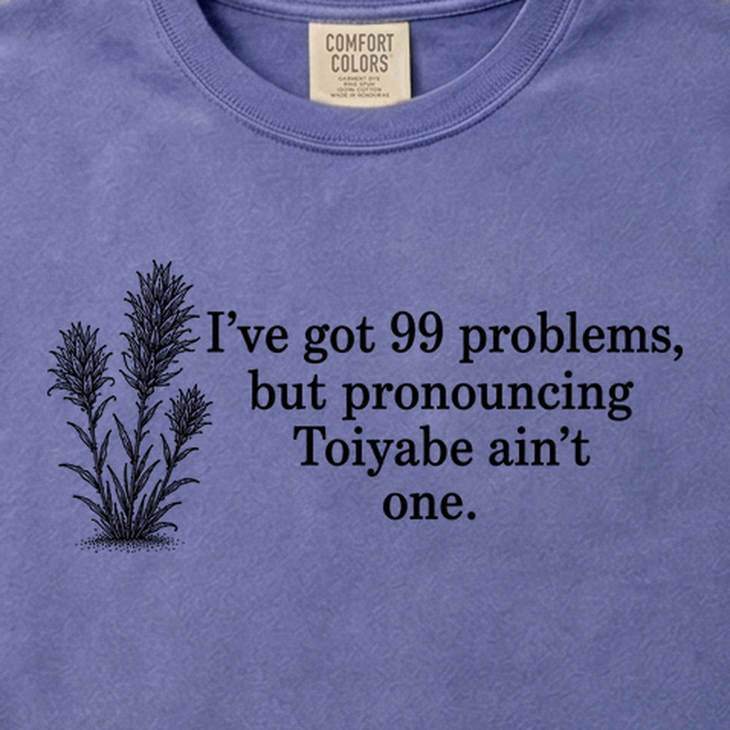 99 Problems Toiyabe Ain't One Cotton T-Shirt
