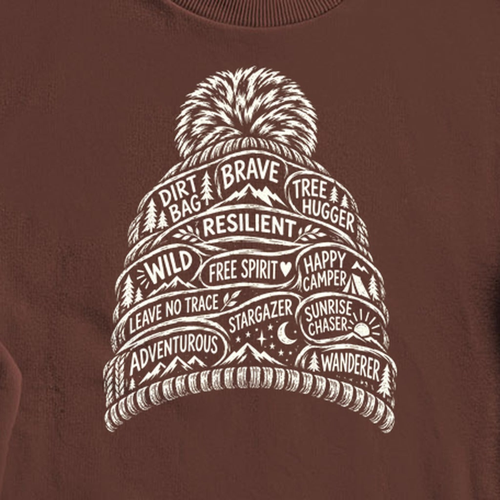 Beanie Affirmations Crewneck Sweatshirt
