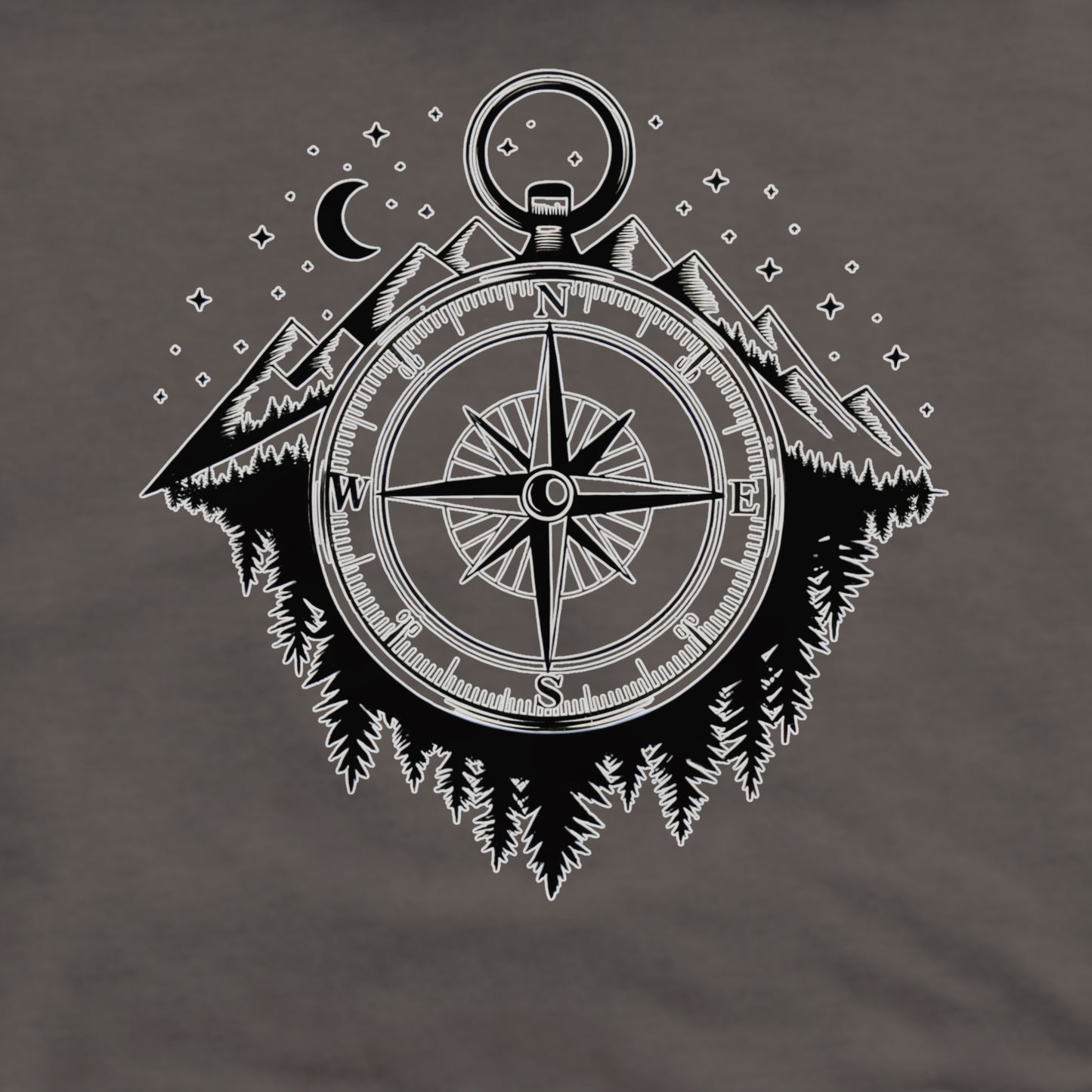 Navigate the Mountains Crewneck Sweatshirt Adventure and Outdoors Themed Sweatshirt