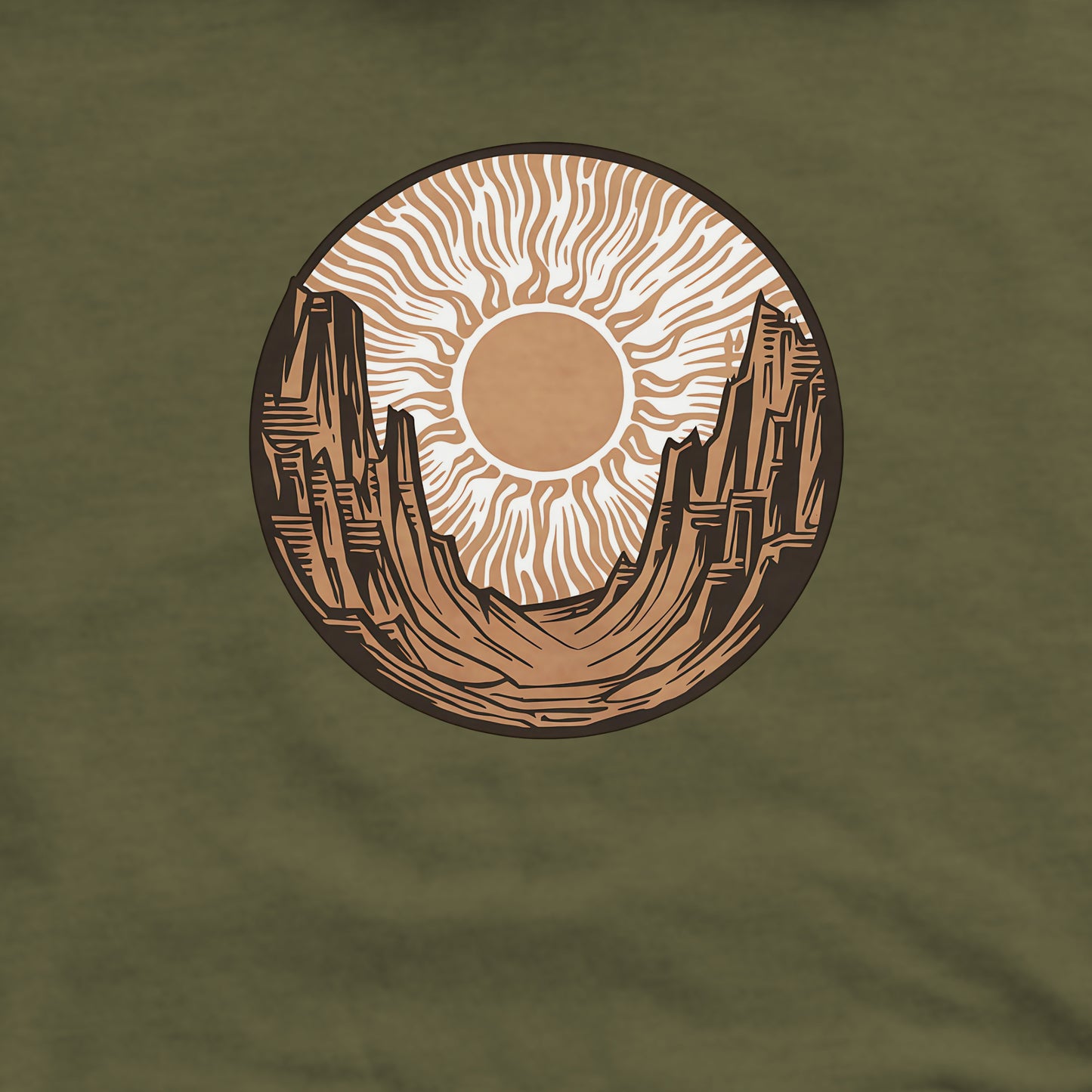Desert Sun Crewneck Sweatshirt Adventure and Outdoors Themed Sweatshirt