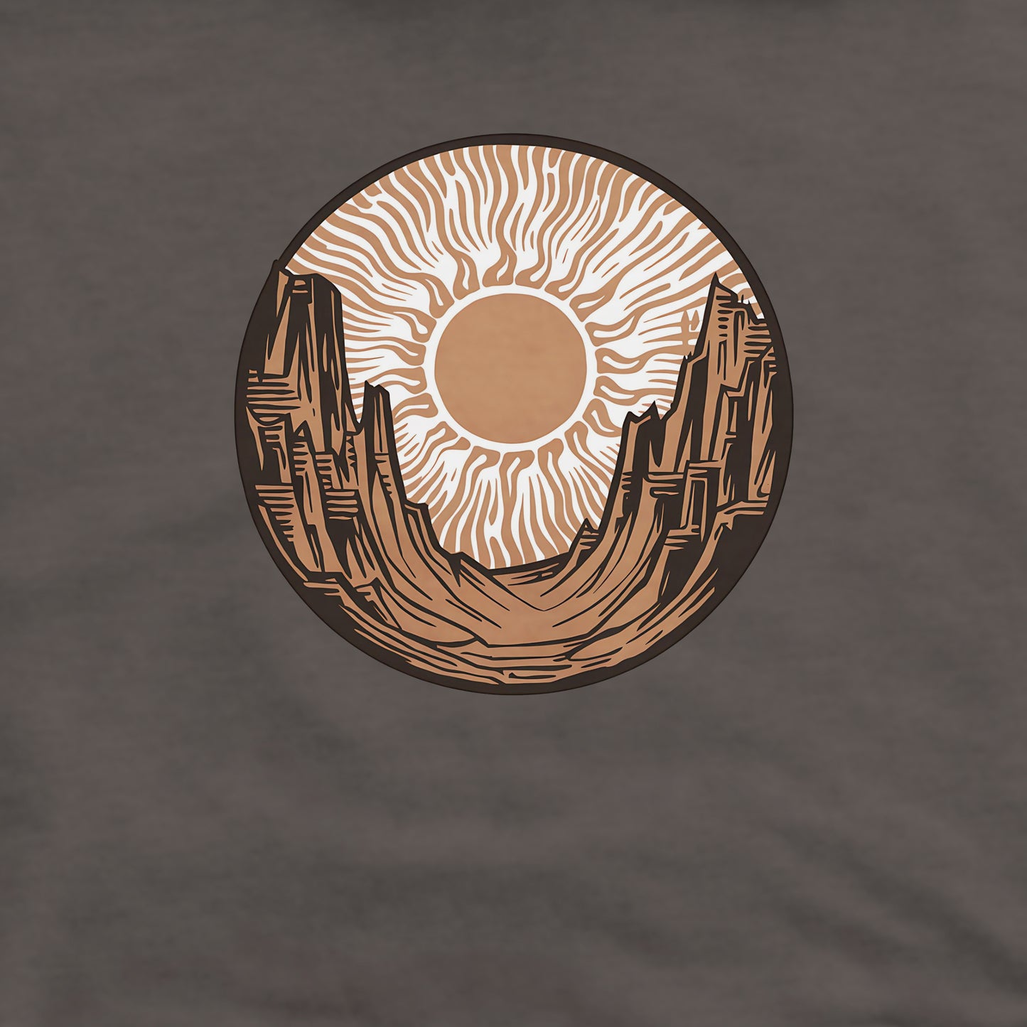 Desert Sun Crewneck Sweatshirt Adventure and Outdoors Themed Sweatshirt