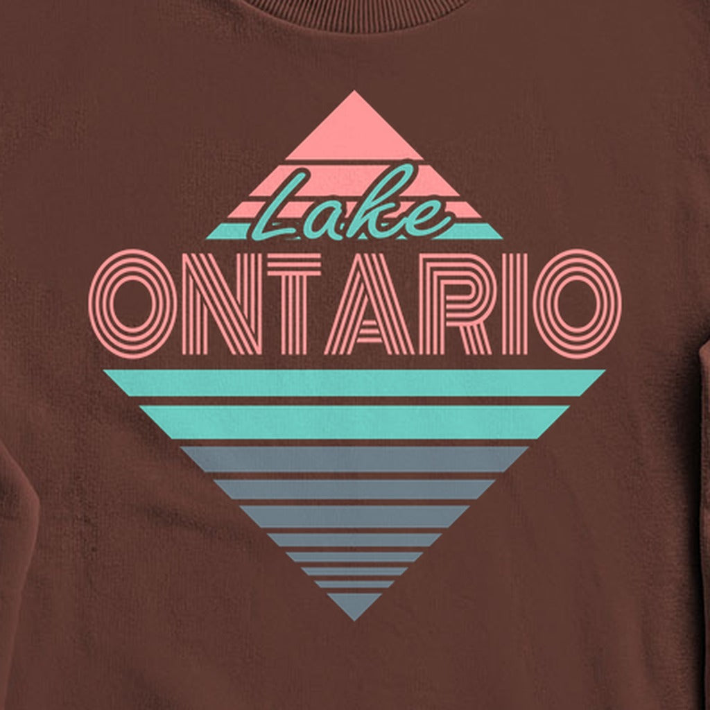 Diamond Retro Lake Ontario Crewneck Sweatshirt