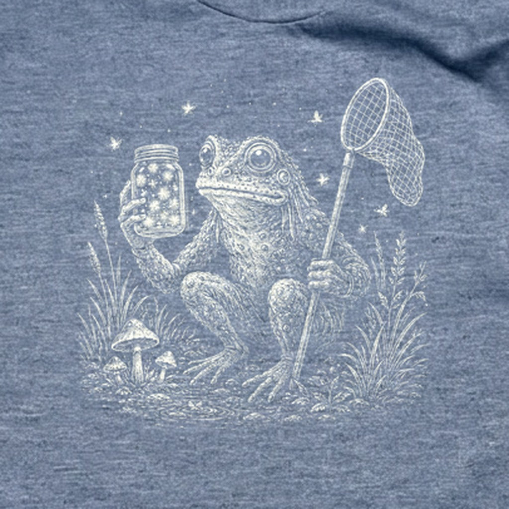 Frogman Catching Fireflies T-Shirt