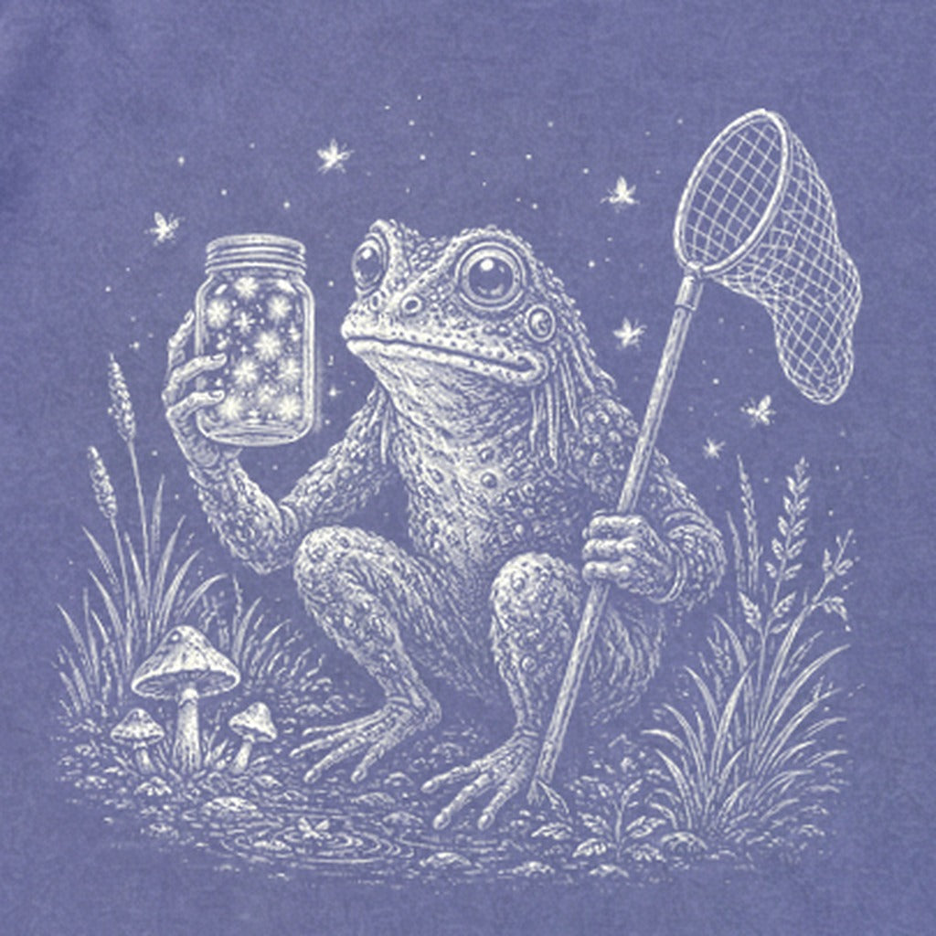 Frogman Catching Fireflies Premium Long Sleeve