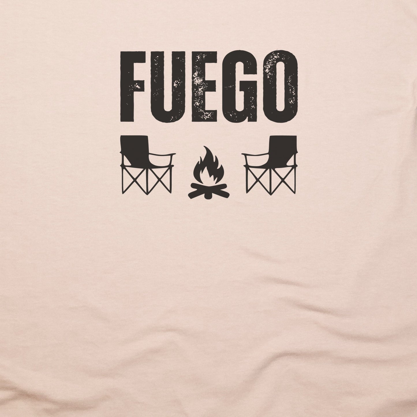 Fuego Camping T-Shirt Adventure and Outdoors Themed T-Shirt