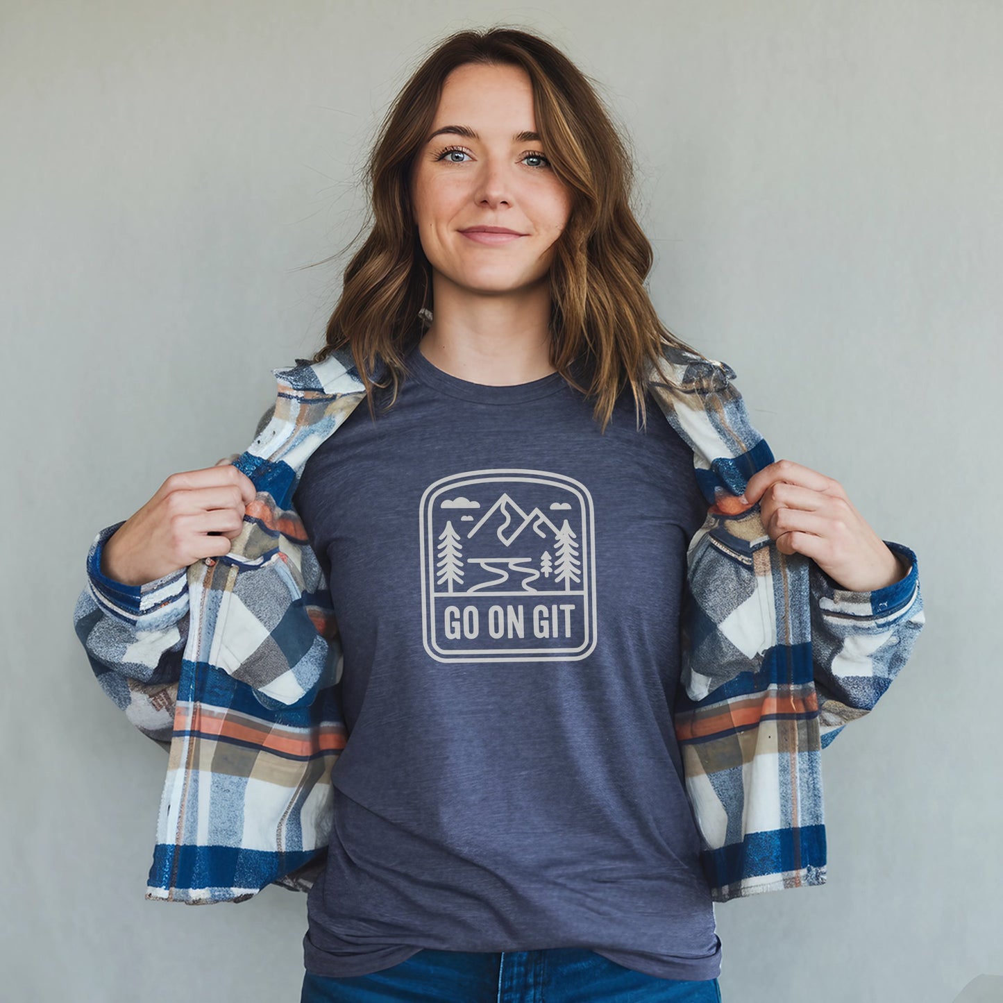Go On Git T-Shirt Adventure and Outdoors Themed T-Shirt