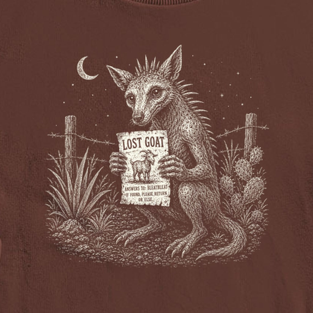 Chupacabra Lost Goat Crewneck Sweatshirt