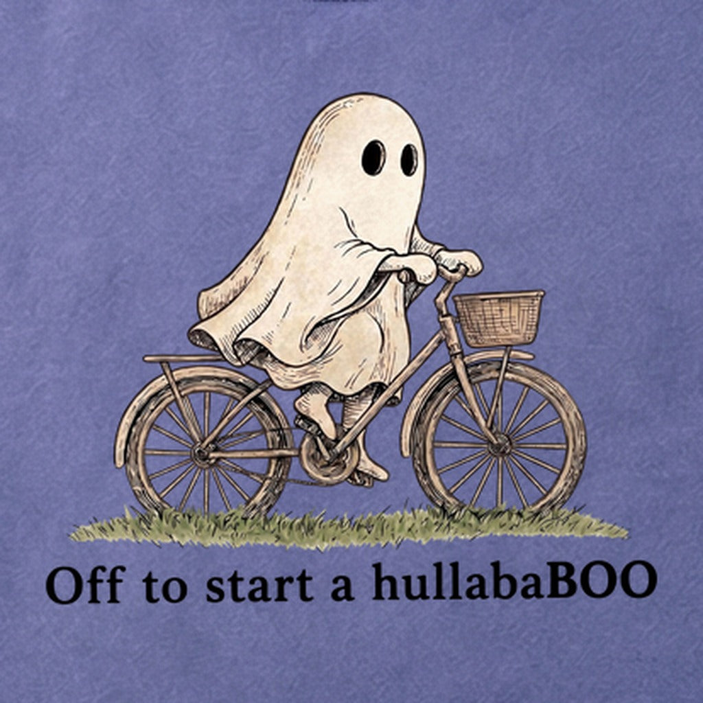 Ghost Riding a Bike Hullababoo Cotton T-Shirt