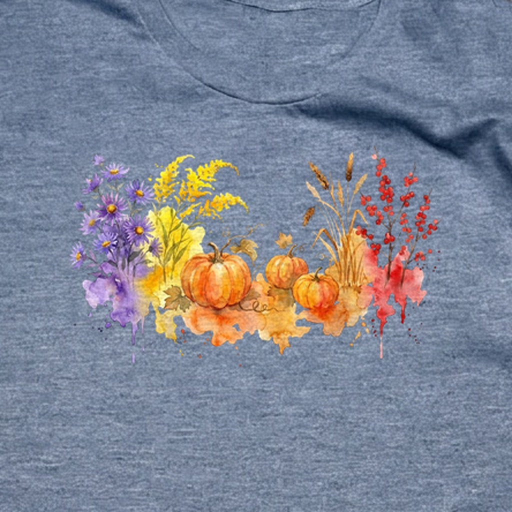Watercolor Pumpkin Patch T-Shirt
