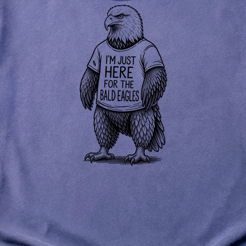 I'm Just Here for the Eagles Cotton T-Shirt