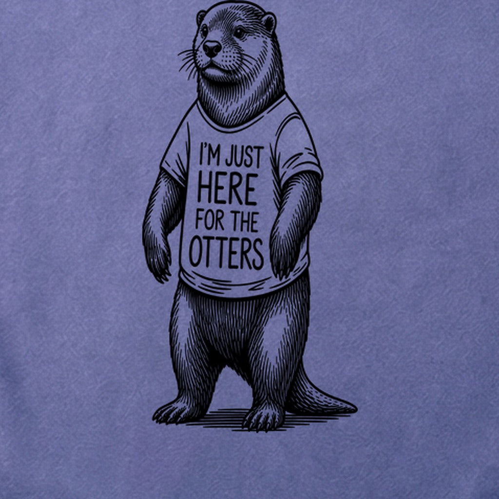 I'm Just Here for the Otters Cotton T-Shirt