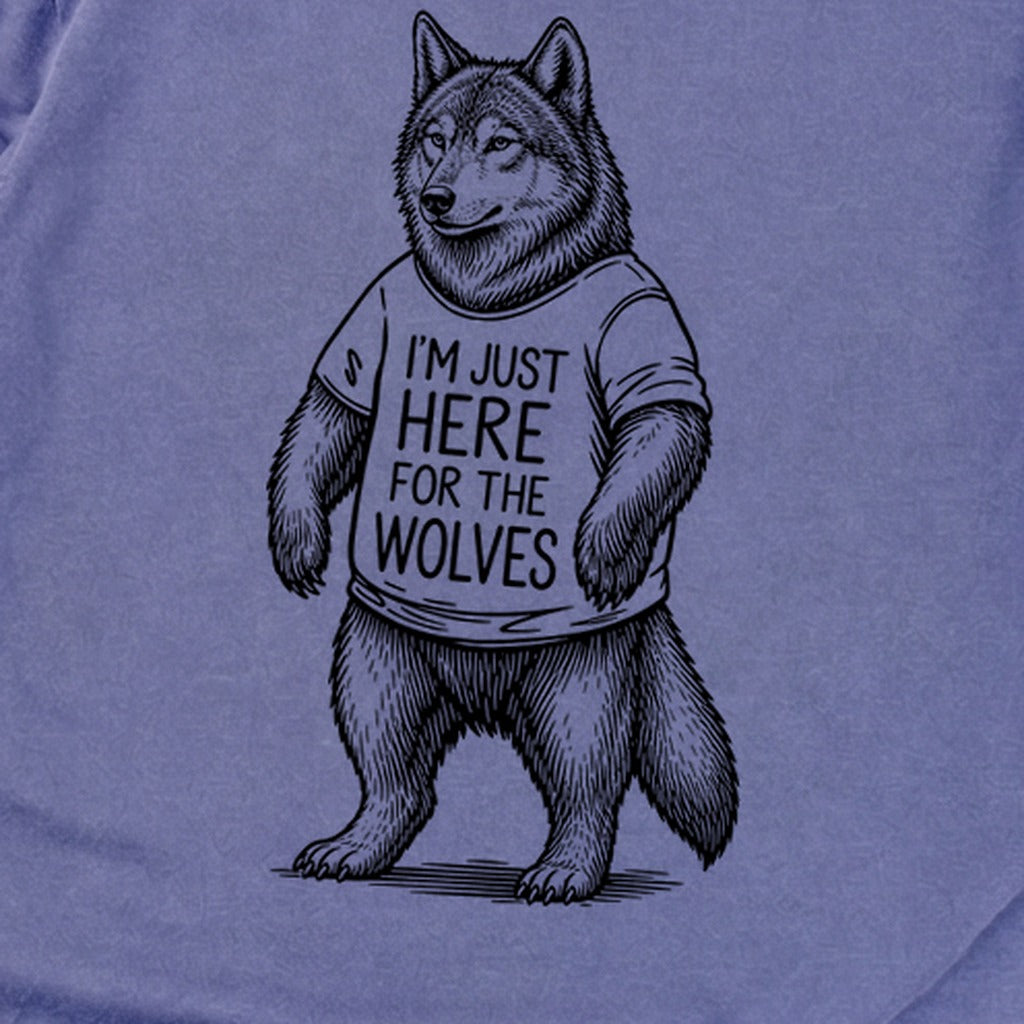 I'm Just Here for the Wolves Premium Long Sleeve