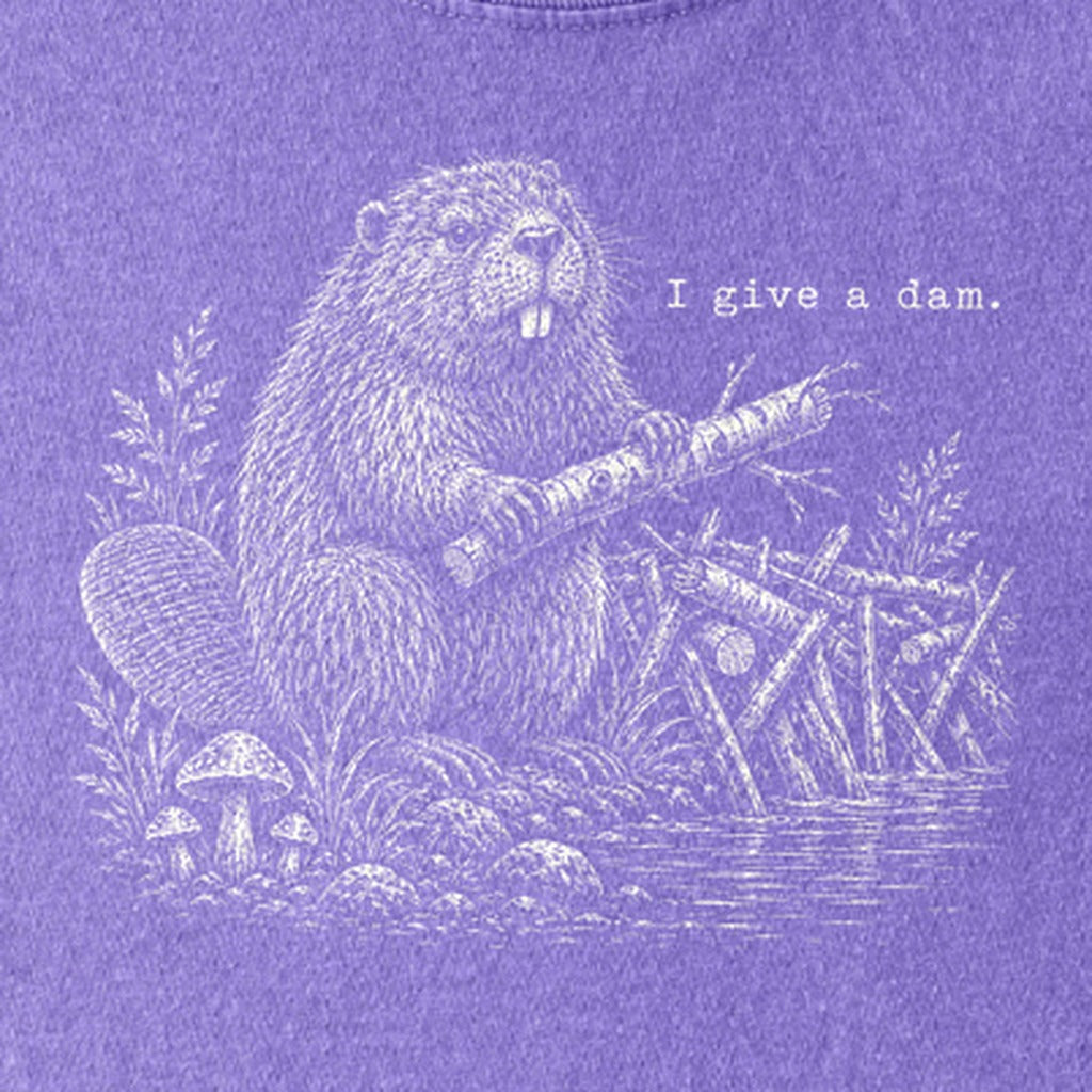 Beaver I Give a Dam Kids Cotton T-Shirt