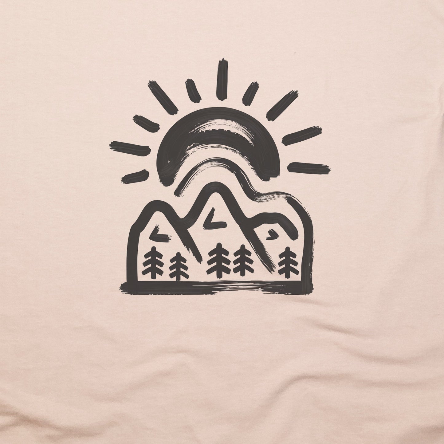 Painted Peaks T-Shirt Adventure and Outdoors Themed T-Shirt