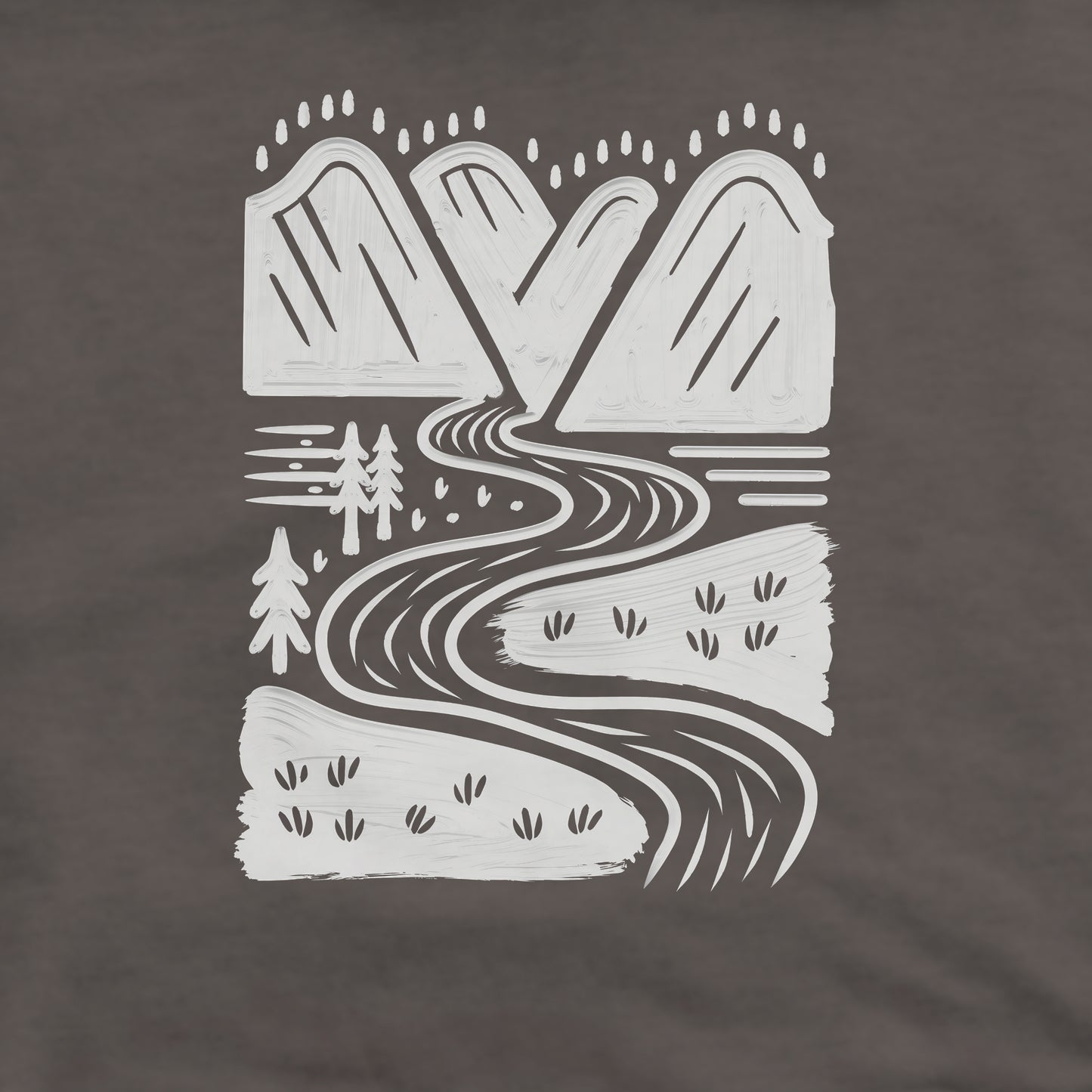 Valley Trails Crewneck Sweatshirt Adventure and Outdoors Themed Sweatshirt