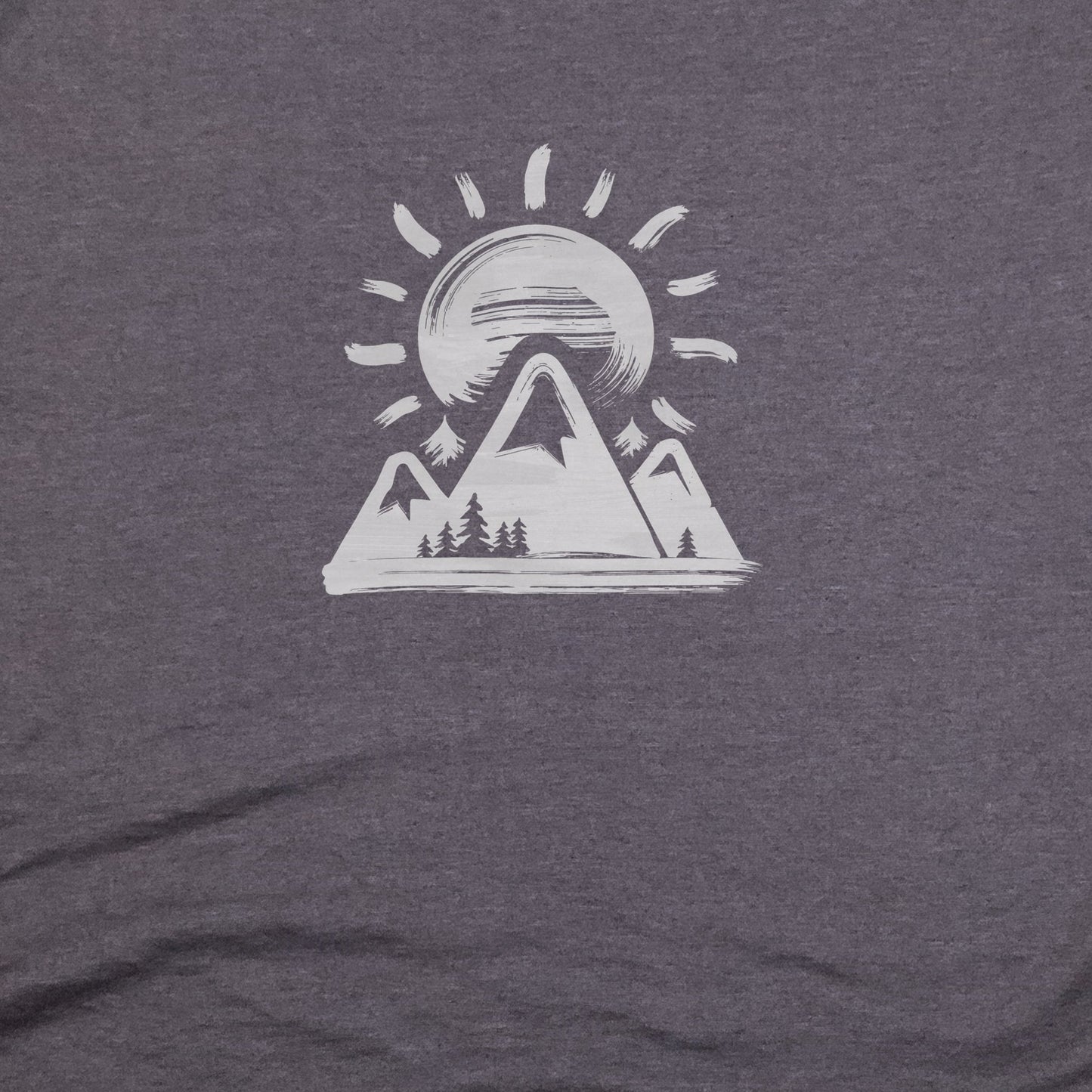 Summit Sunrise Painting T-Shirt Adventure and Outdoors Themed T-Shirt