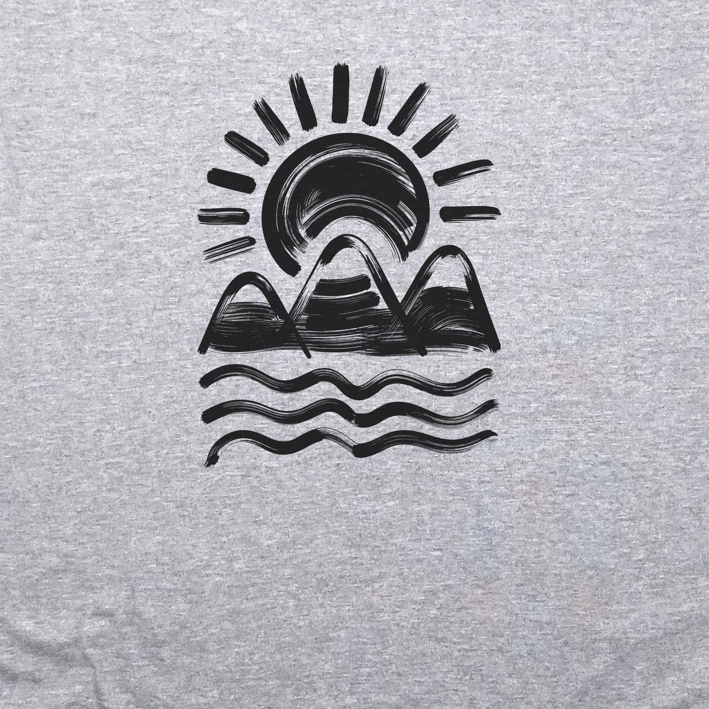 Three Sisters Mountains Crewneck Sweatshirt Adventure and Outdoors Themed Sweatshirt
