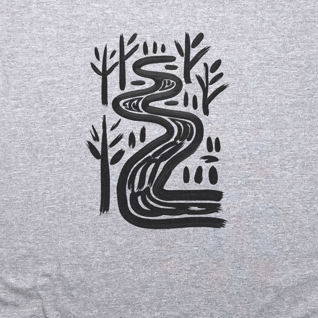Painted River T-Shirt Adventure and Outdoors Themed T-Shirt