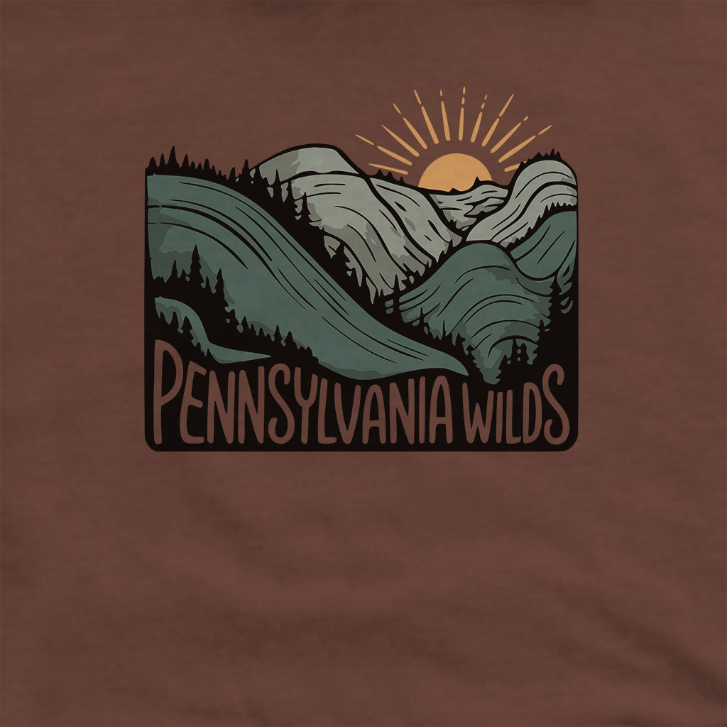 Pennsylvania Wilds Hoodie Adventure and Outdoors Themed Hoodie