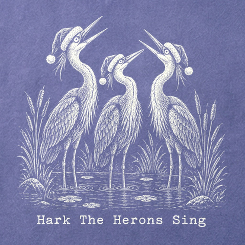 Hark the Herons Sing Cotton T-Shirt