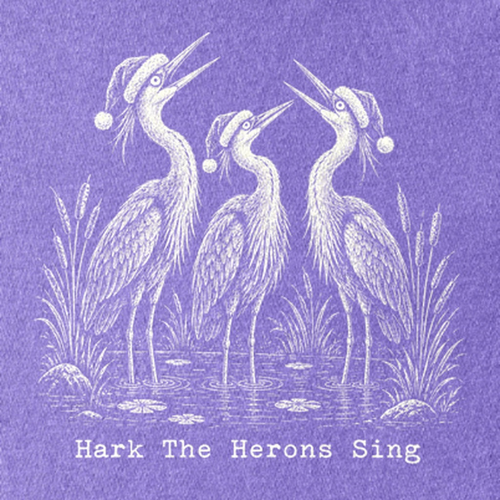 Hark the Herons Sing Kids Cotton T-Shirt