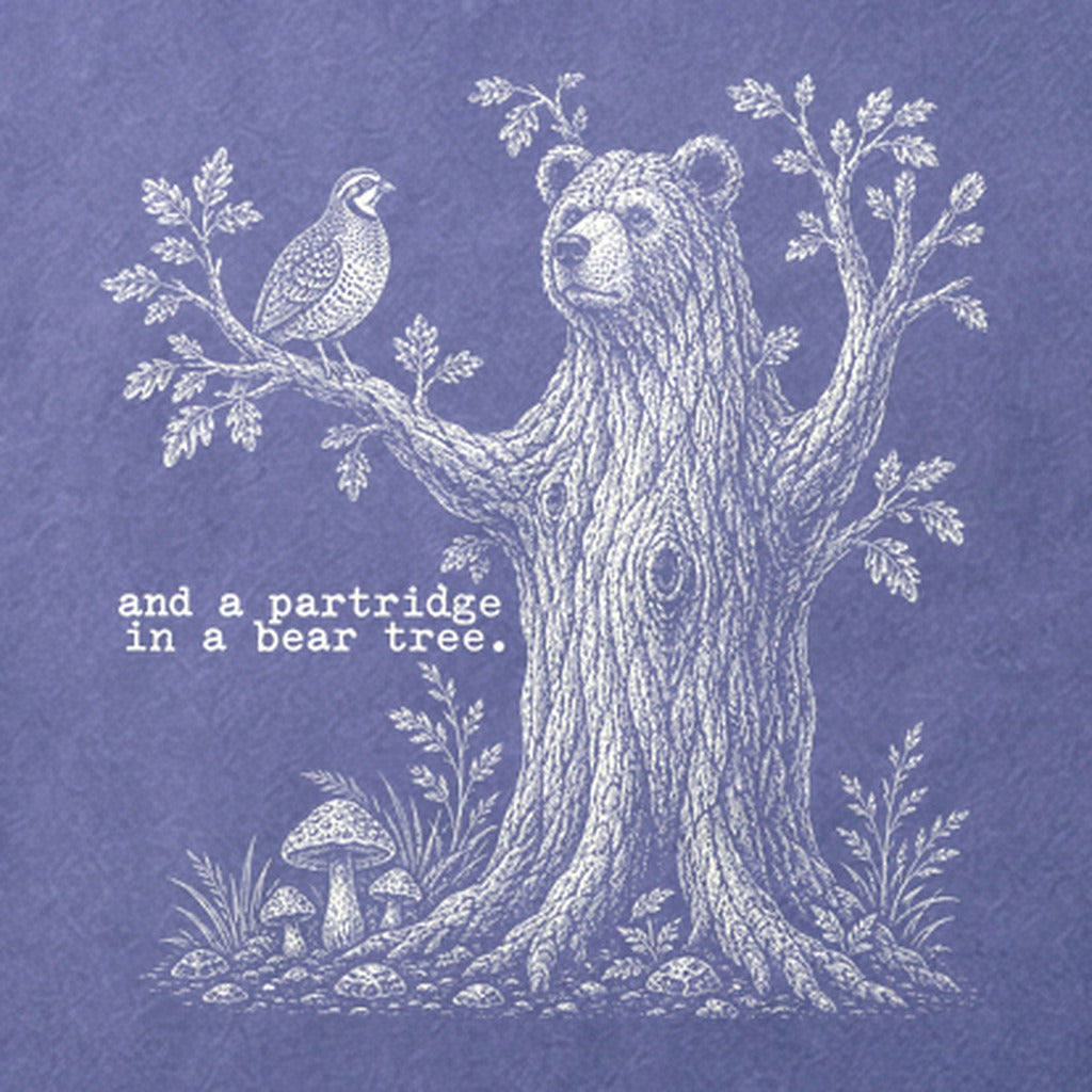Partridge in a Bear Tree Cotton T-Shirt