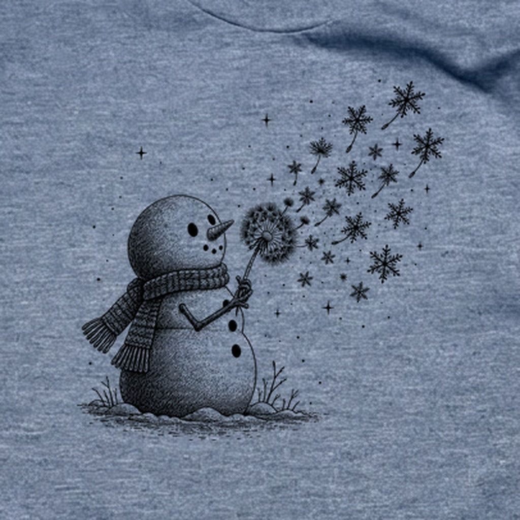 Snowman Dandelion Wish T-Shirt