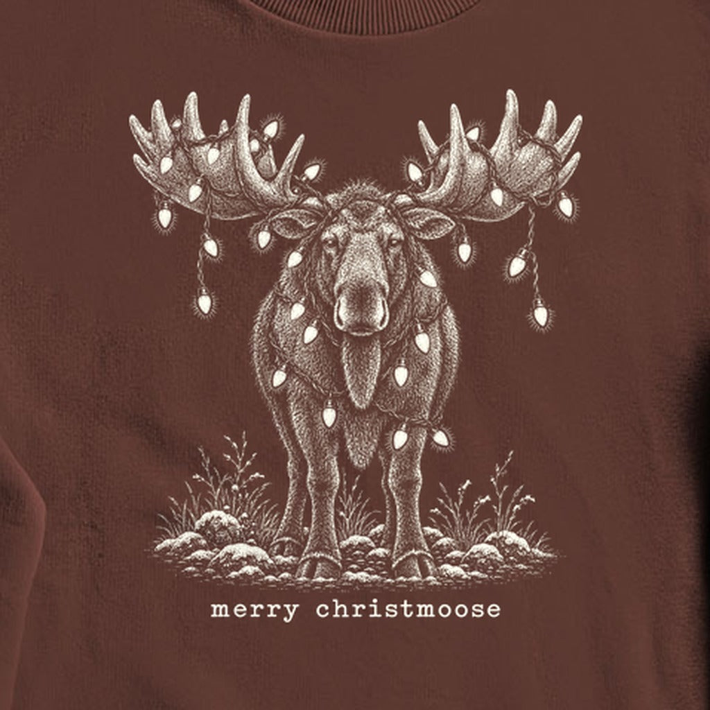 Merry ChristMoose Crewneck Sweatshirt